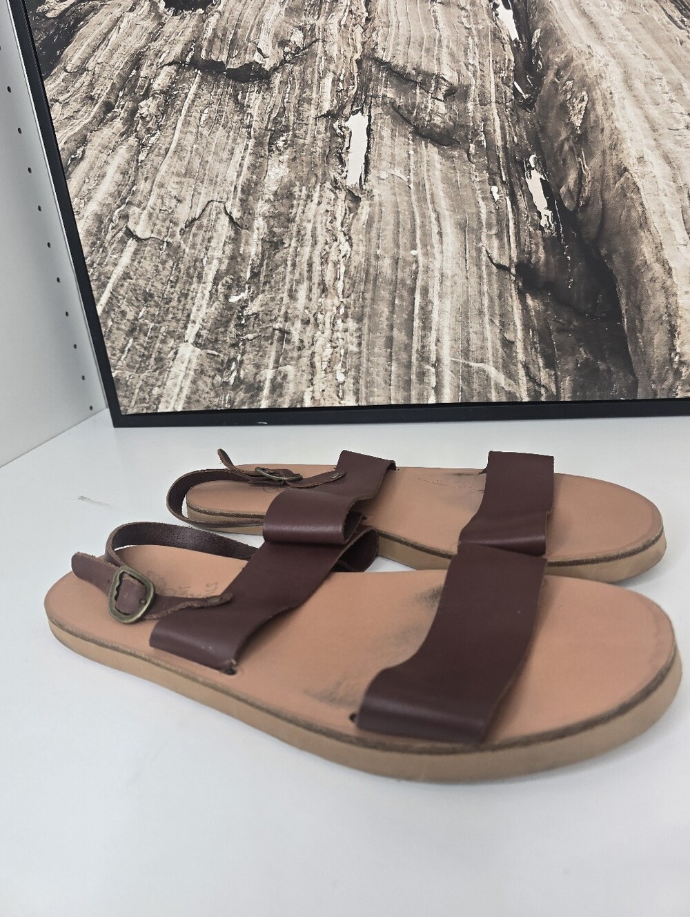 Ancient Greek Clio Cotto Brown Sandals Women Size 0